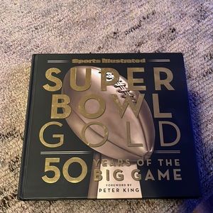 Sports illustrated super bowl gold hard cover book